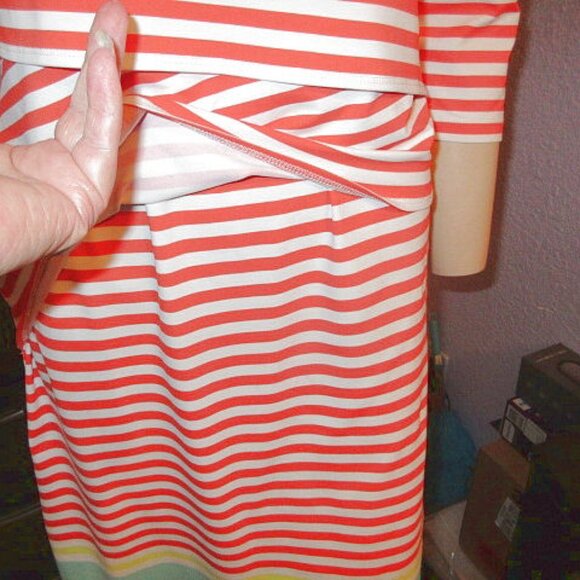 J. McLaughlin Nicola Catalina Cloth Dress Size M Sleeveless Stretch Jersey NEW - Picture 4 of 10